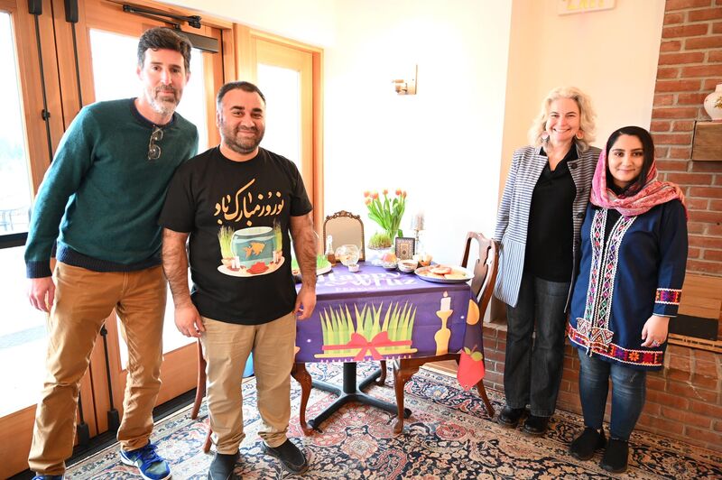 Storai preparing Afghan cuisine